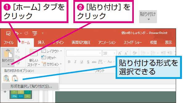 パワーポイント を ワード に 貼り 付ける