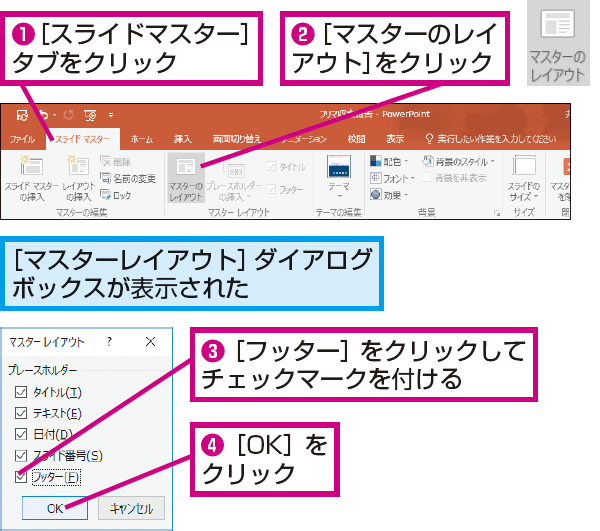 Powerpointでフッター領域を削除 復旧する方法 できるネット