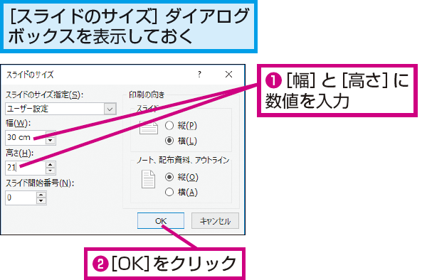 Powerpointで印刷するスライドの余白サイズを手動で変更するには できるネット