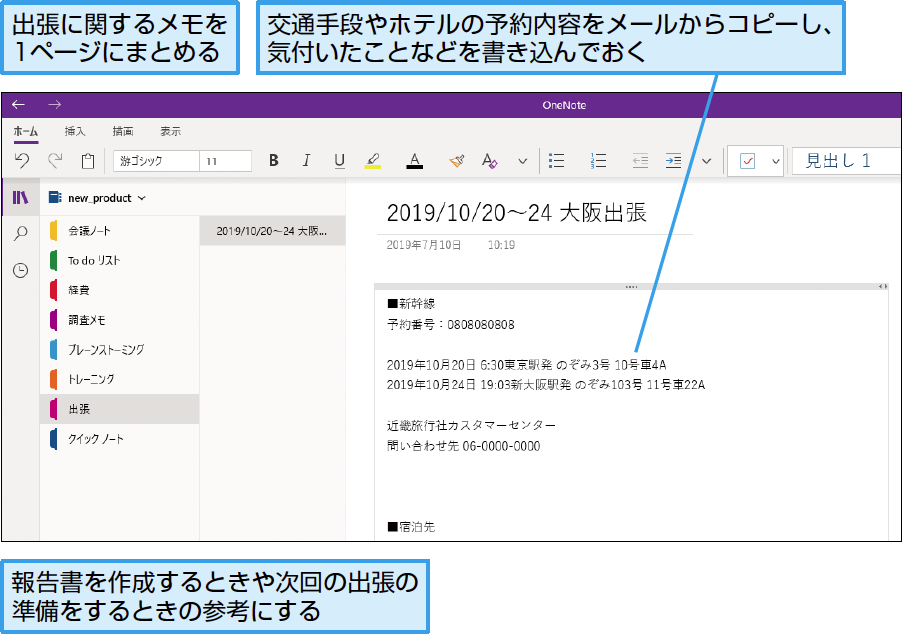 パソコン仕事術 Onenoteを 雑多な情報をひとまとめにするメモ帳として使う できるネット