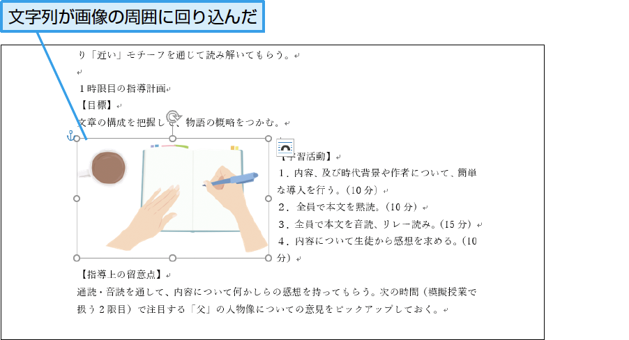 パソコン仕事術 意外と難しいwordの画像レイアウトは 文字列の折り返し で できるネット