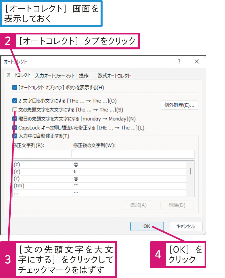 先頭の小文字が勝手に大文字に変わってしまう