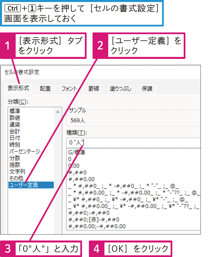 記事「【Excel Q&A】数値に単位を付けて表示するには？」：画像2