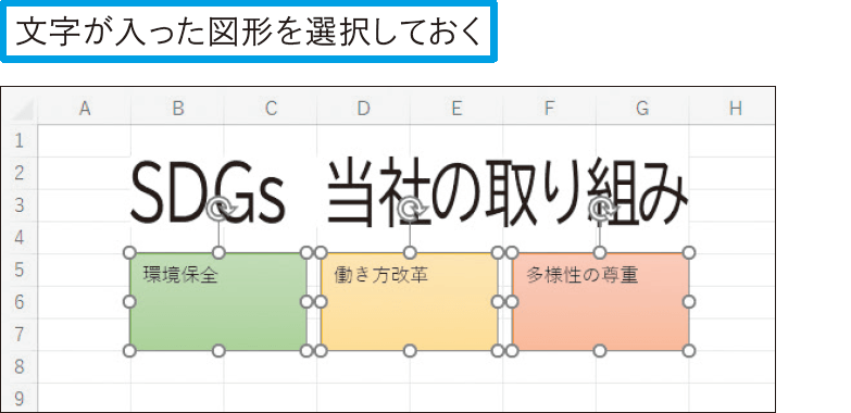 文字の縦横のバランスを簡単に変更したい