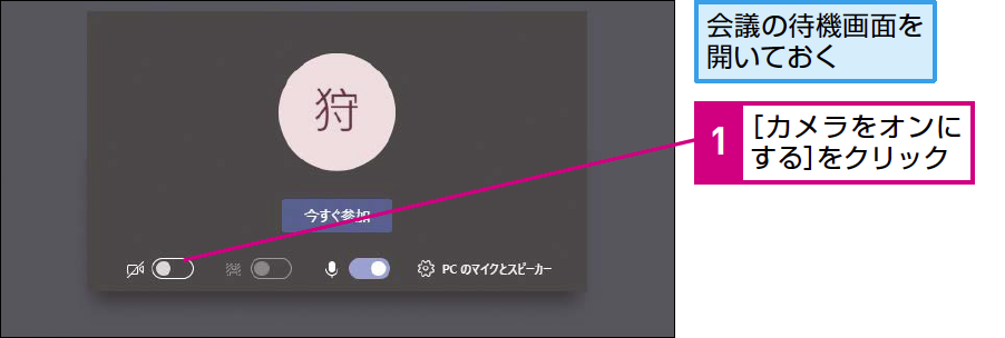 Teamsのビデオ会議でカメラのオン オフを切り替える方法 できるネット