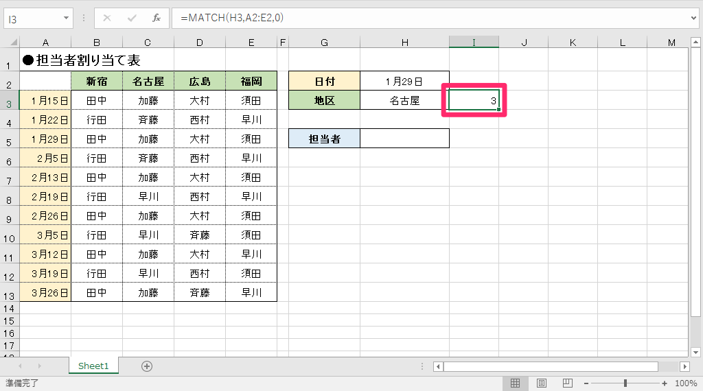 エクセル時短 縦横で交わるデータを取り出す クロス抽出 を実現する関数の組み合わせとは エクセル時短 できるネット