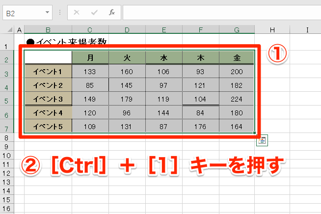 エクセル時短 罫線や色 何度も設定してない セルの書式は まとめて設定 が吉 エクセル時短 できるネット