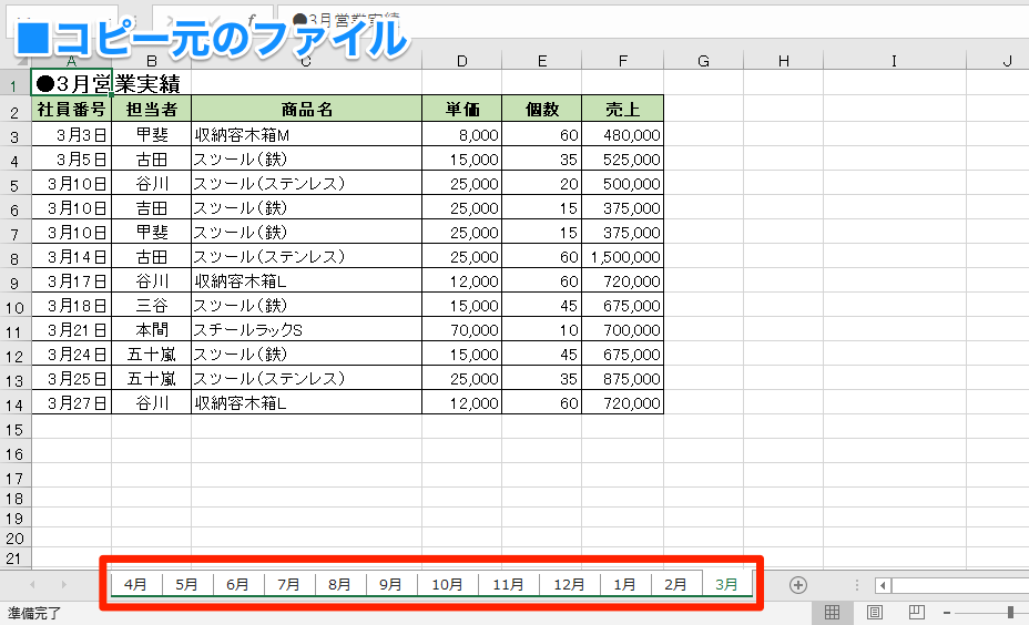 列幅や行の高さもコピーしたい Excel パソコンカレッジ スタッフのひとりごと