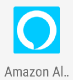 スマートフォンの［Amazon Alexa］（アマゾンアレクサ）アプリのアイコン