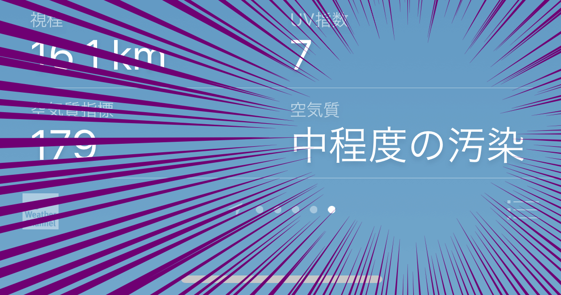 Ios12新機能 安心 心配 天気 アプリで各地の大気汚染状況 空気質指数 を確認する方法 Iphone できるネット