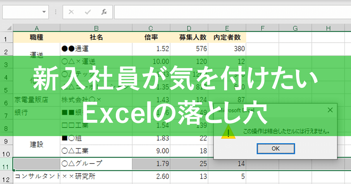 エクセル時短 セルが動かない 削除できない 新入社員がハマりがちな落とし穴５選 できるネット