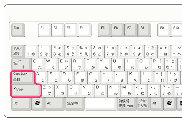 入力した英字が勝手に大文字になってしまうときの対処法 Windows 10 できるネット