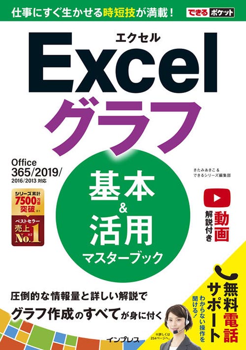 でできるポケット Excelグラフ 基本＆活用マスターブック Office 365/2019/2016/2013対応本