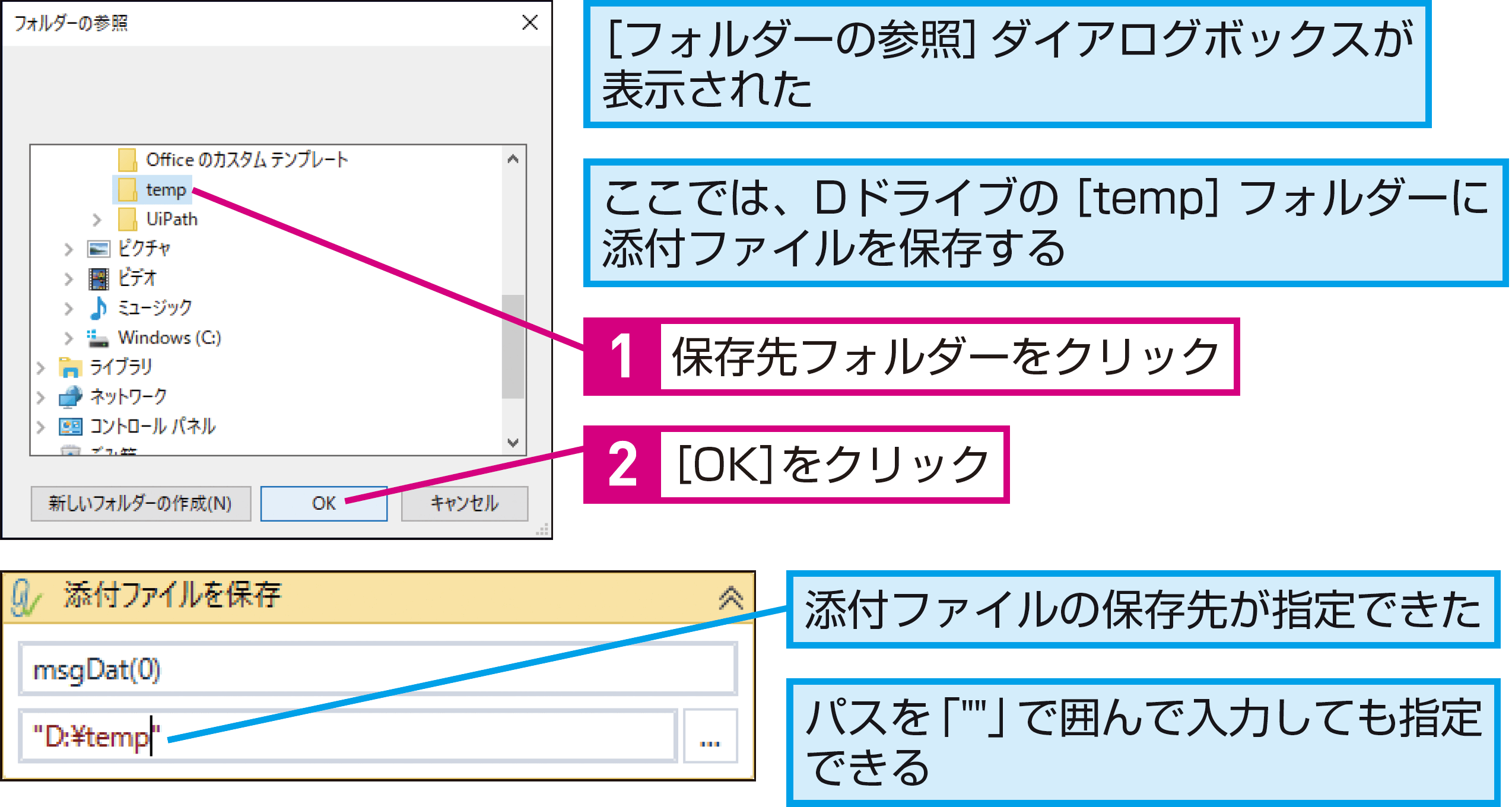 できるuipath メールの本文や添付ファイルを読み取ってrpaに組み込もう できるネット